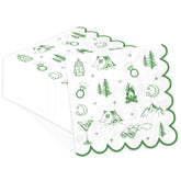 100 Pcs Camping Square Party Napkins - Grencian