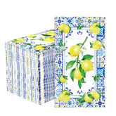100 Pcs Lemons Paper Napkin 3 Ply - Grencian
