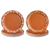 100 Pcs Mexican Pottery Cielito Party Paper Plates - Grencian