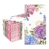 100 Pcs Paper Napkin 3 Ply Hydrangea Fower - Grencian