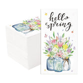 100 Pcs Paper Napkin 3 Ply Tulip Flowers - Grencian