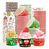120 Pcs Christmas Ugly Sweater Snack Cups - Grencian
