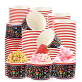 120 Pcs Mexican Floral Snack Cup - Grencian