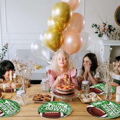 150Pcs Football Party Plates and Napkins - Grencian 150Pcs Football Party Plates and Napkins - Grencian