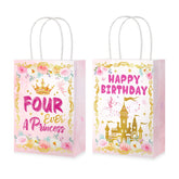 16 Pcs Princess 4th Birthday Party Goodie Bags - Grencian