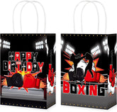 16Pcs Boxing Birthday Party Favor Bags Wrestling Gloves Fight Goodie Bags - Grencian