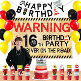 16th Birthday Party Decorations Driver License - Grencian