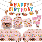 171Pcs Dachshund Dog Birthday Party Decorations Serves 24 - Grencian