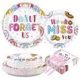 200 Pcs Farewell Retirement Party Plates and Napkins - Grencian