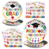 200 Pcs Preschool Graduation Party Plates and Napkins - Grencian