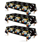 3Pcs Family Game Night Party Tablecloth - Grencian