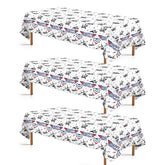 3Pcs Fighter Jet Pilot Birthday Party Tablecloth - Grencian