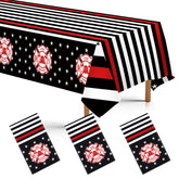 3Pcs Firefighter Party Tablecloth - Grencian