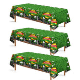 3Pcs Turtle Birthday Party Tablecloth - Grencian