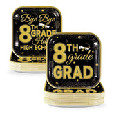 50 Pcs Square Paper Plates 8th Grade - Grencian