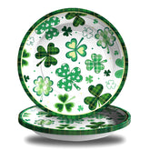 50 Pcs St. Patrick's Day Party Paper Plates - Grencian