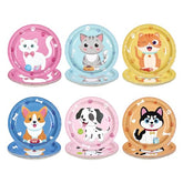 60 Pcs 7-inch Cat and Dog Party Plates - Grencian