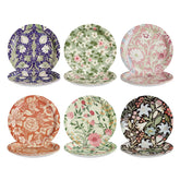 60 Pcs 9-inch Vintage Wildfloral Party Plates - Grencian