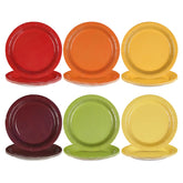 60 Pcs Fall Thanksgiving Party Plates - Grencian