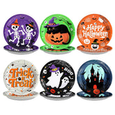 60 Pcs Halloween Trick or Treat Party Plates - Grencian