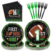 96Pcs Football 1st Birthday Party Decorations - Grencian