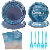 96 Pcs Ocean Sea Birthday Party Supplies - Grencian