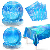 98 Pcs Ocean Themed Birthday Party Supplies - Grencian