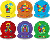60 Pcs 7-inch Autism Awareness Party Plates - Grencian