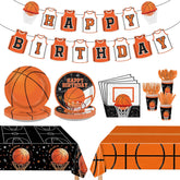 171Pcs Basketball Birthday Party Supplies Serves 24 - Grencian