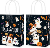 16Pcs Halloween Boo Pumpkin Ghost Party Favor Bags - Grencian