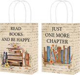 Book themed party favor gift bag 1