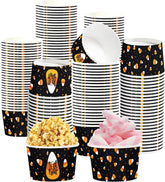 60Pcs 9oz Halloween Candy Corn Snack Cups - Grencian