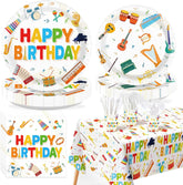 170Pcs Music Birthday Party Supplies Serves 24 - Grencian