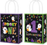 16Pcs Spooky One Halloween 1st Birthday Favor Bags - Grencian