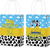 16Pcs Toy 2nd Birthday Goodie Bags Cartoon Sky Blue - Grencian