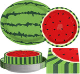 150 Pcs Watermelon Party Plates and Napkins - Grencian