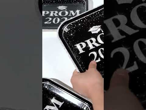 200 Pcs Prom Graduation Party Plates and Napkins - Grencian