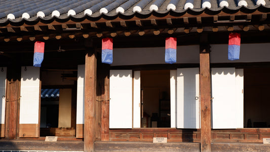 South Korea Liberation Day party with national flag decorations, patriotic tableware, and themed party supplies