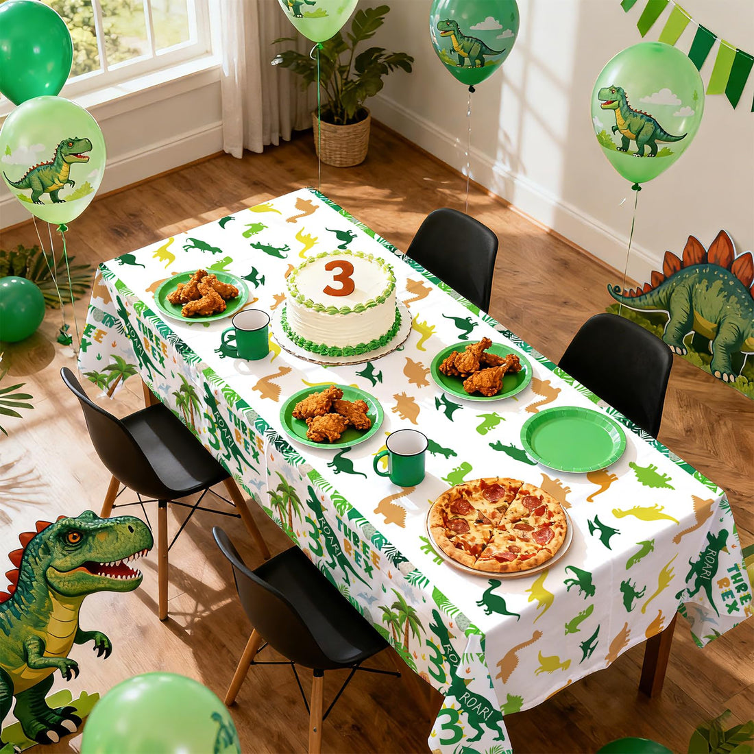 3rd birthday party plates