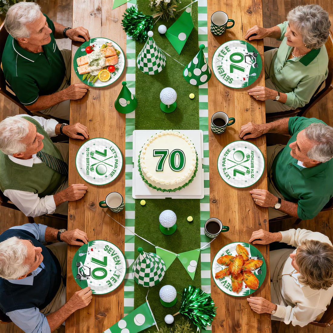 70th birthday party supplies