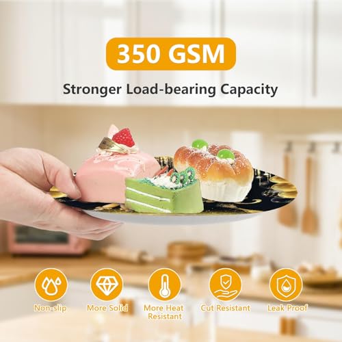 100 Pcs 9" and 7" Happy New Year Party Paper Plates - Grencian