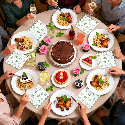 100 Pcs Camp Bachelorette Square Party Napkins