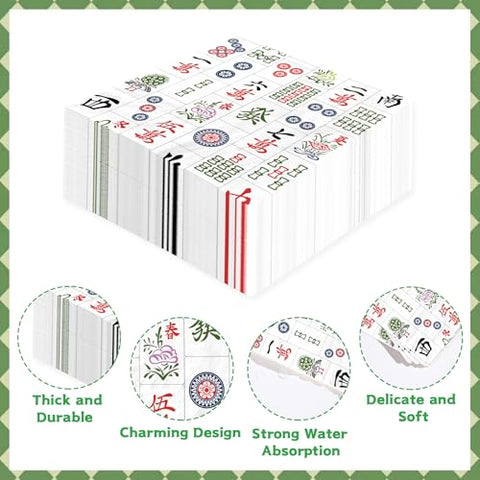 100 Pcs Classic Mah Jong Square Party Napkins - Grencian