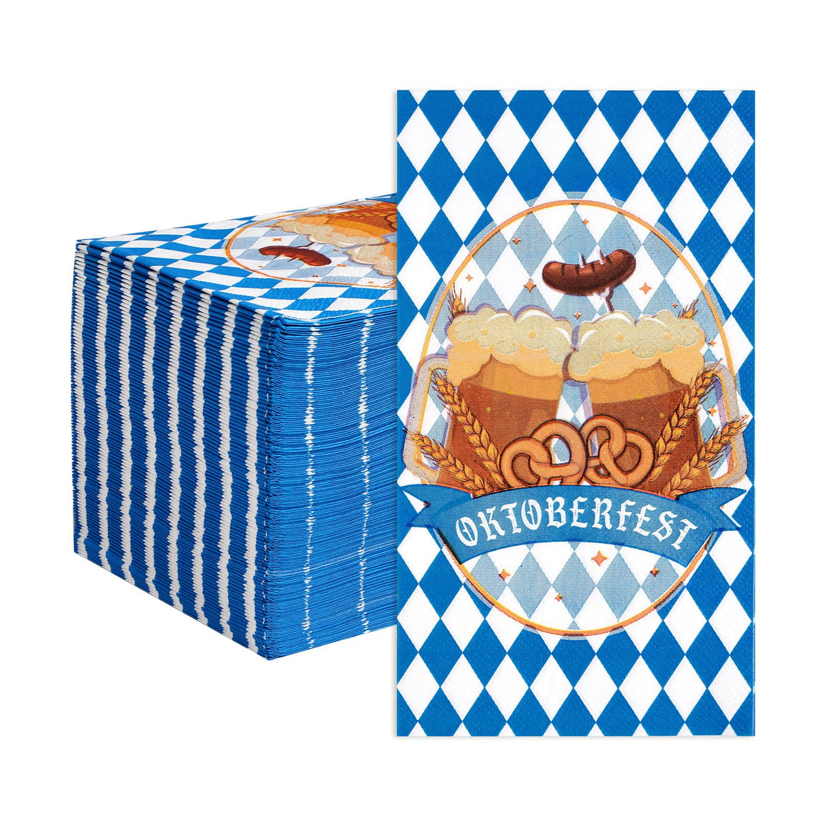 100 Pcs Paper Napkin 3 Ply Oktoberfest