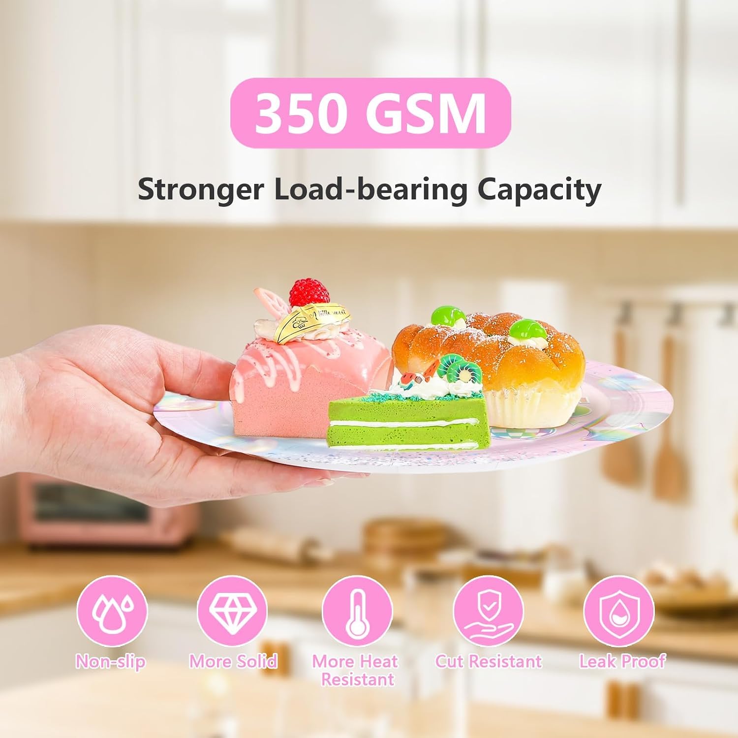 10th Birthday Plates & Napkins Set - 96 Pcs image 5