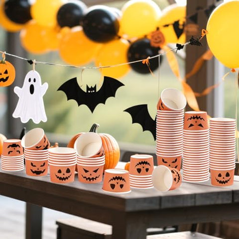120 Pcs Halloween Treat Snack Cups - Grencian