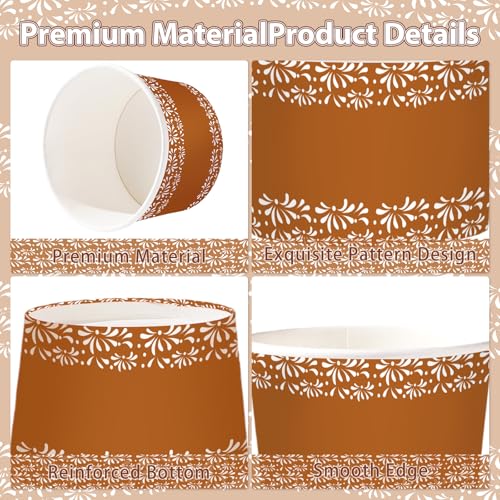 120 Pcs Mexico Fiesta Snack Cups - Grencian