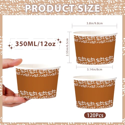 120 Pcs Mexico Fiesta Snack Cups - Grencian