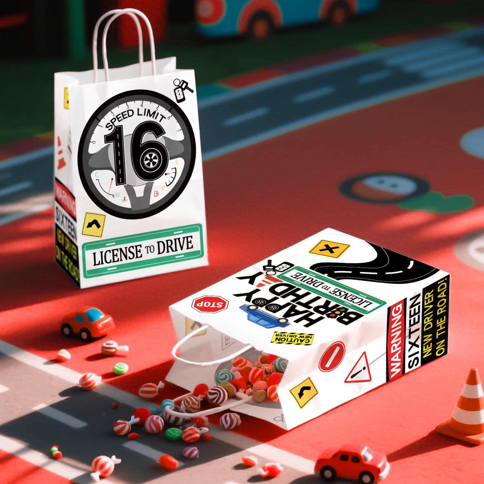 16 Pcs Drivers License 16th Birthday Party Goodie Bags - Grencian