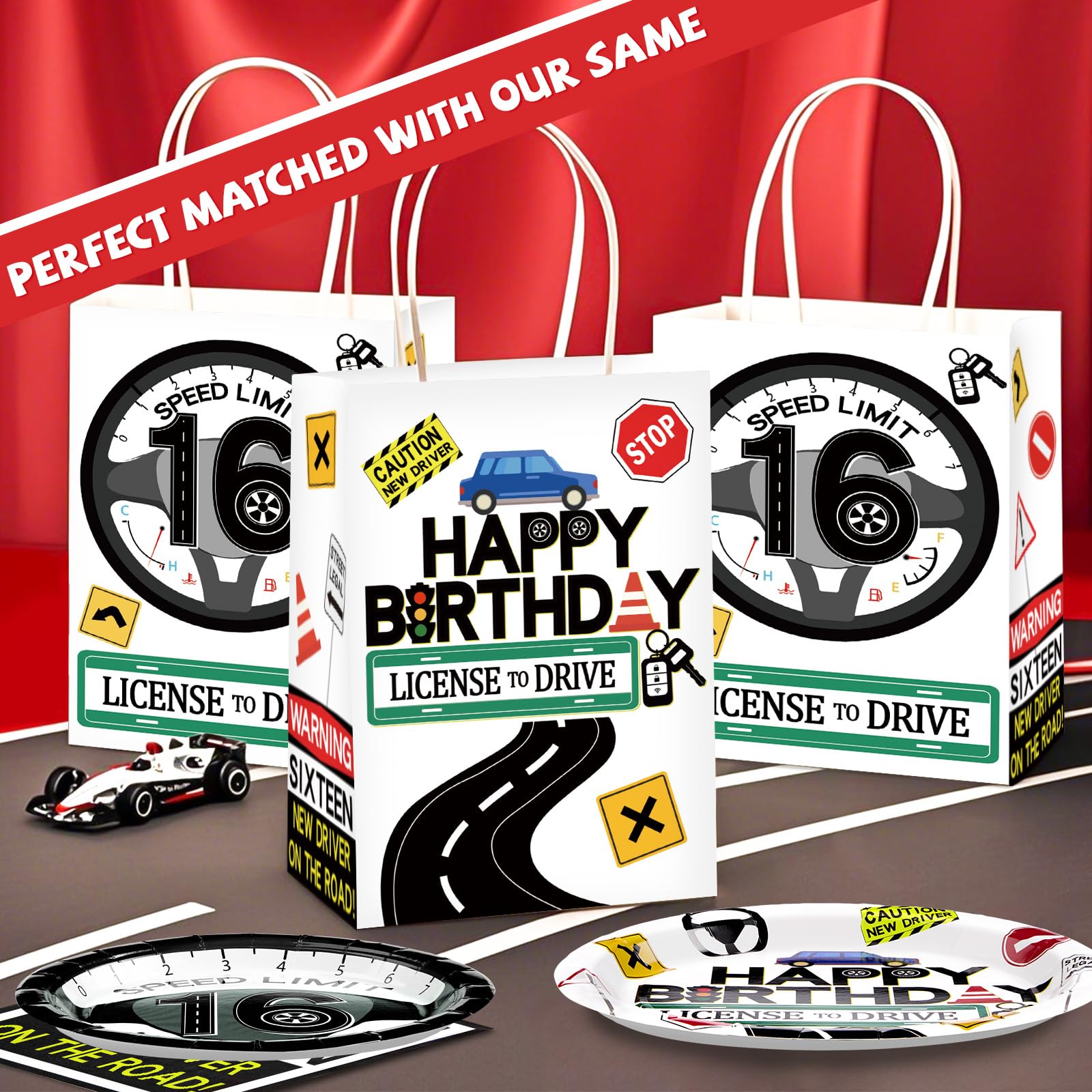 16 Pcs Drivers License 16th Birthday Party Goodie Bags - Grencian